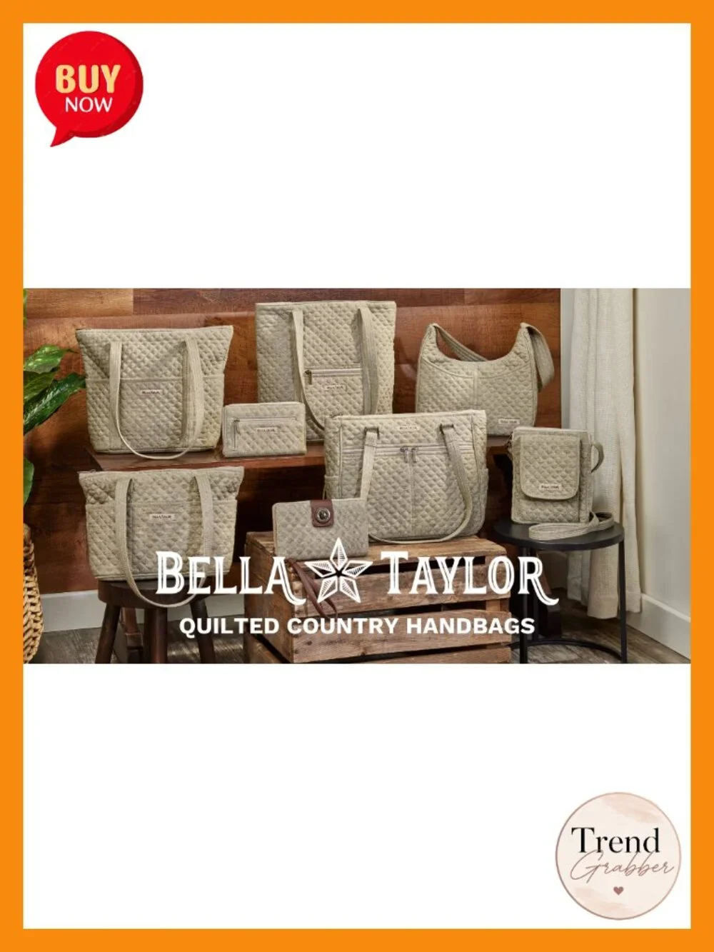 Quilted Cotton Tote with Multiple Pockets Shoulder Bag